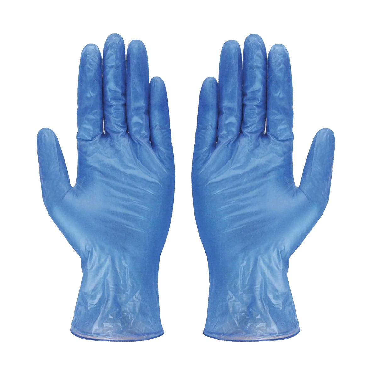 VINYL GLOVES BLUE POWDER FREE L - 1000