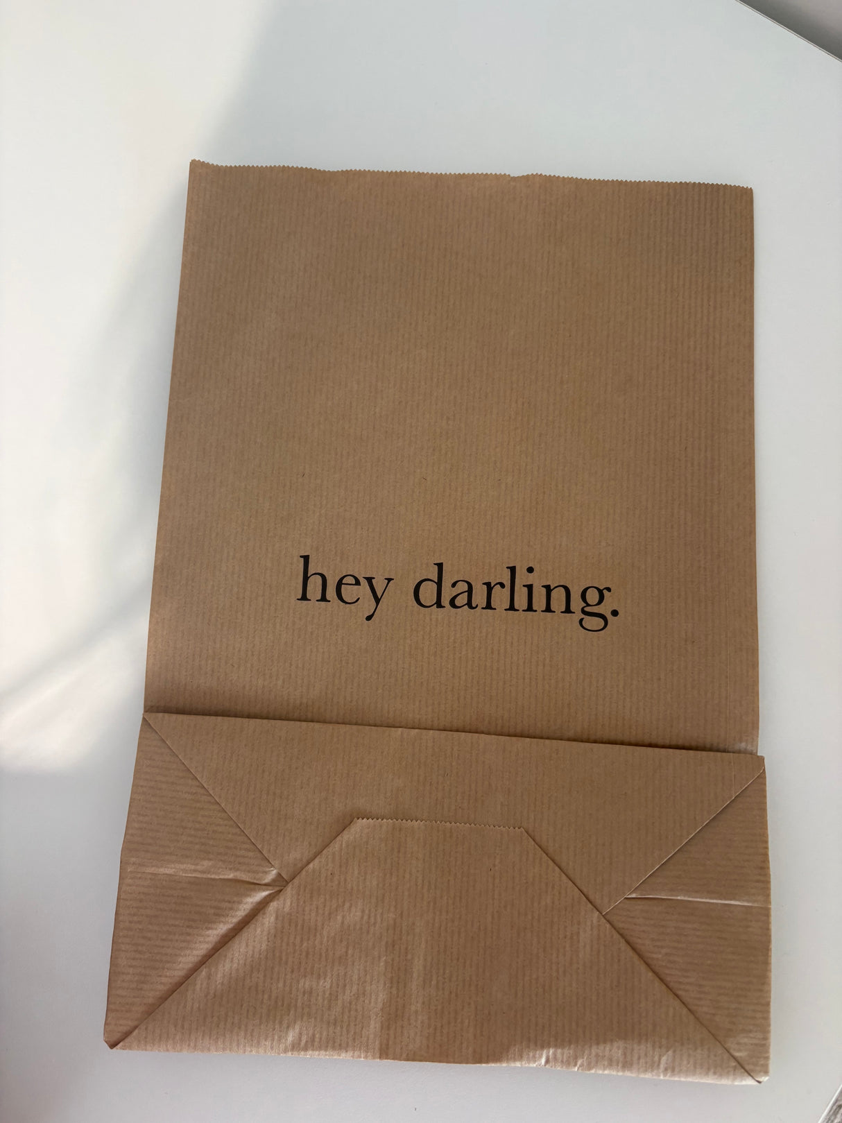 HEY DARLING LARGE PASTRY BAG X250