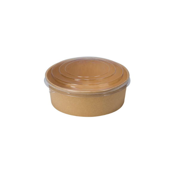 RPET LID ROUND CONTAINER 1300ML X300