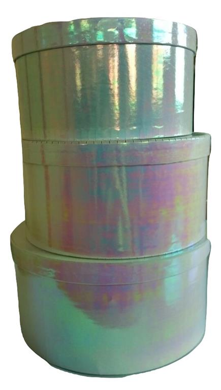 HATBOX SET 3 PINK X 6