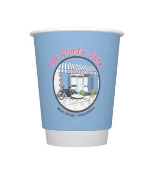 COMFY COFFEE CAFE 8OZ DW P2P CUP - 500