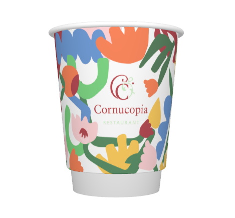 CORNACOPIA 8OZ DW P2P CUP - 500(N)