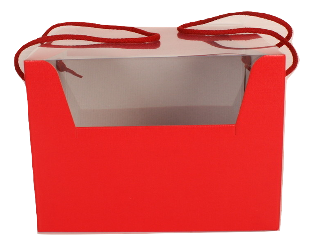 GIFT BOX RED W/ ROPE X20 (38066SC)