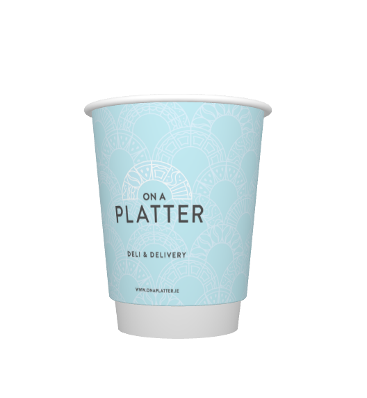 ON A PLATTER 8OZ DW P2P CUP - 500