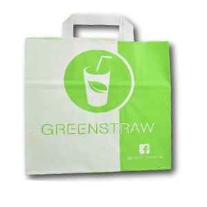 GREENSTRAW CARRIER BAG X 250(N)