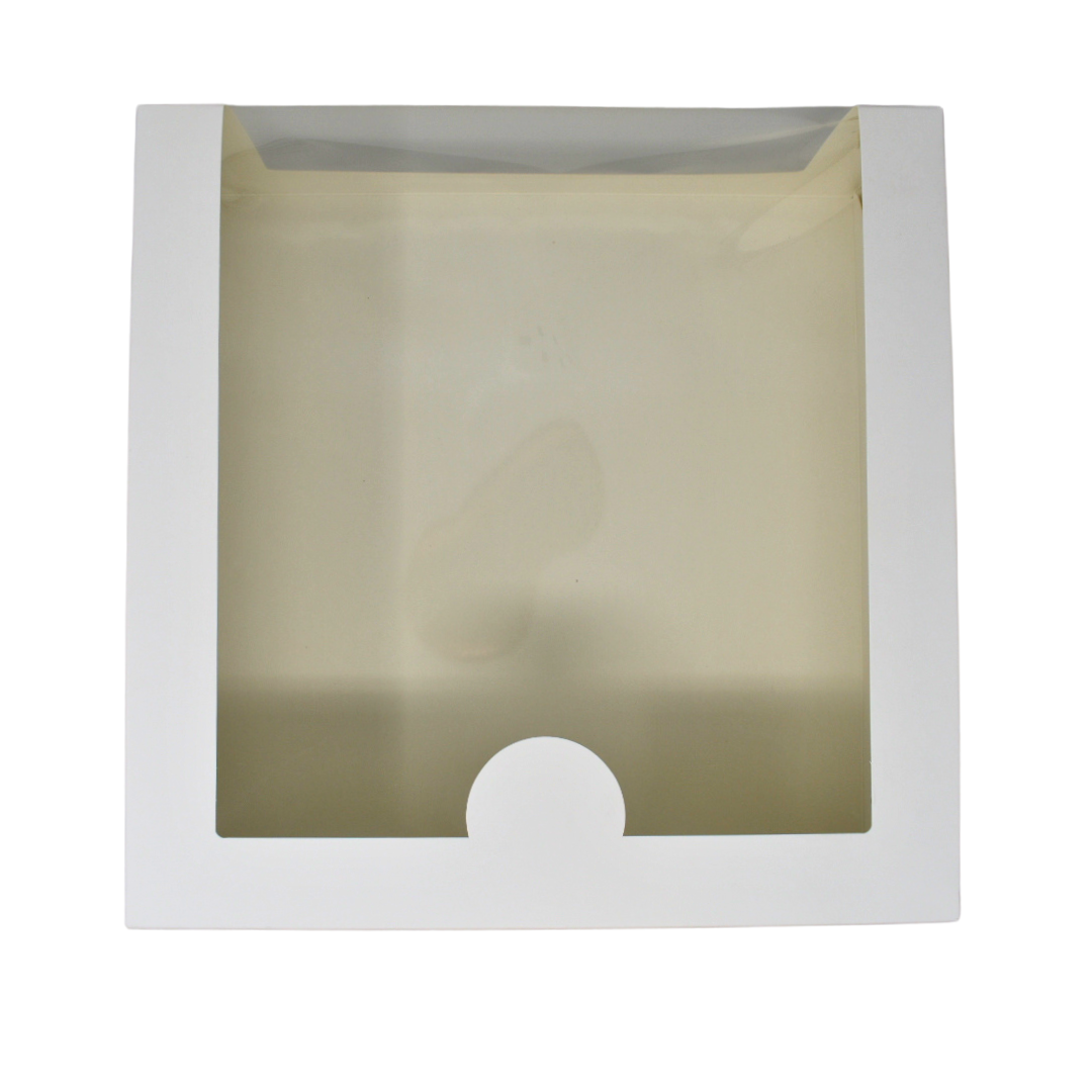 CAKE BOX WWINDOW 12IN 30X30X12CM X100(Z)