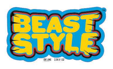 MR BEAST B STYLE LABEL X1000