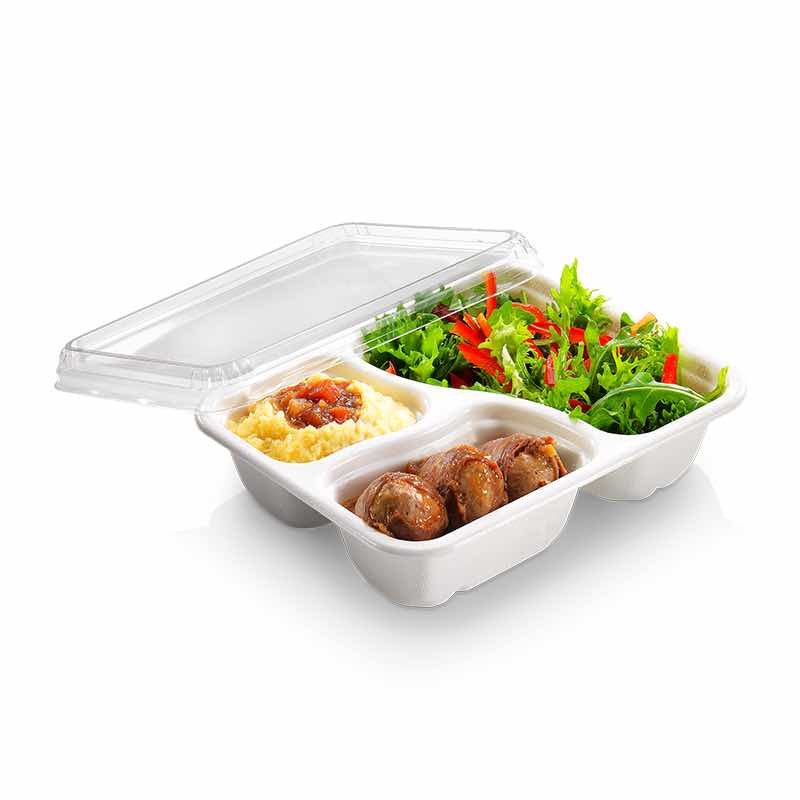 NATURESSE MEALTRAY 1050ML 3C WH X250
