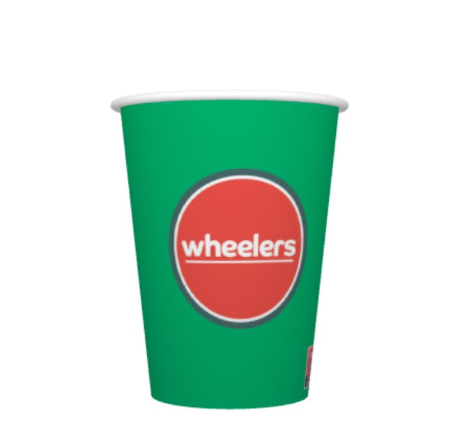 WHEELERS 12OZ SW PE CUP - 1000