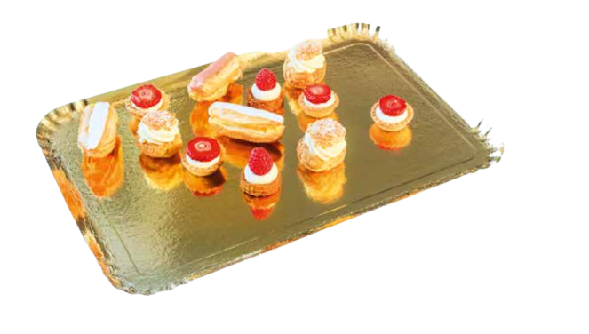 GOLD PLATTER TRAY LARGE X100(N)