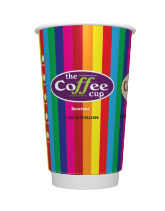 THE COFFEE CUP 16OZ DW P2P GLS CUP - 500
