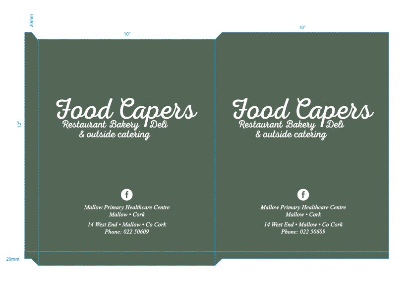 FOOD CAPERS COUNTER BAG 10X12 X1000