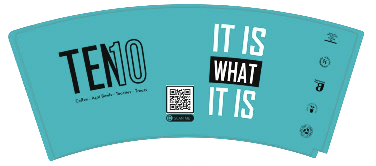 TEN10 12OZ COMP CUP - GLOSS X500