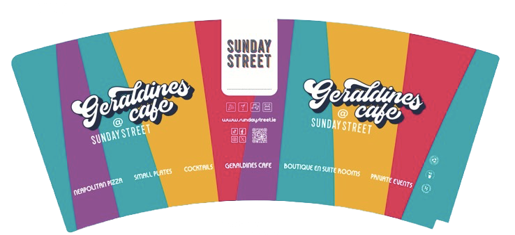SUNDAY STREET 12OZ DW PF CUP X500