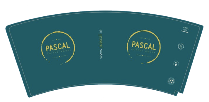 PASCAL COFFEE 12OZ WHITE MATT COMP X500