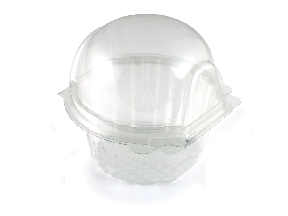 SINGLE MUFFIN PET CLEAR LID X600