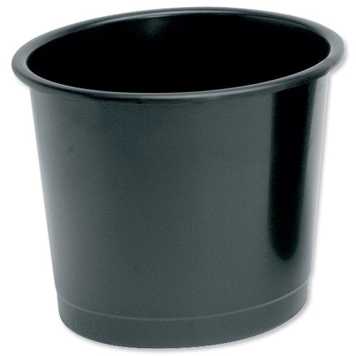 OFFICE BIN BLACK 14 LTR X1