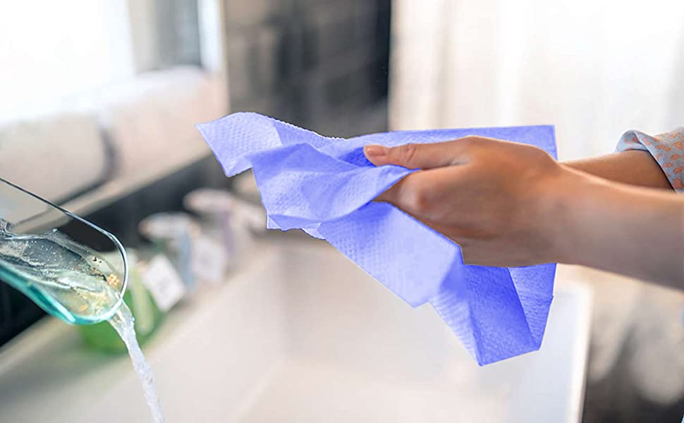 Blue Paper Roll