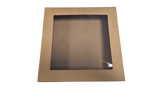 ISF KRAFT WINDOW TART BOX 9X9X2IN X200