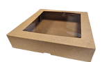 ISF KRAFT WINDOW TART BOX 9X9X2IN X200