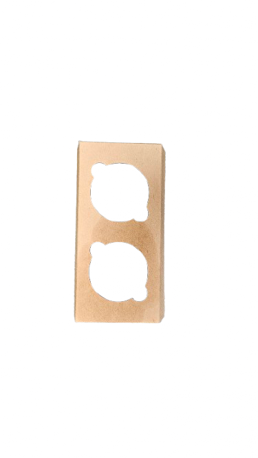 ISF KRAFT LOG 2 MUFFIN INSERT X800