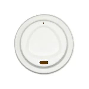 COFFEE CUP LID 8OZ WH BGS (N) X1000
