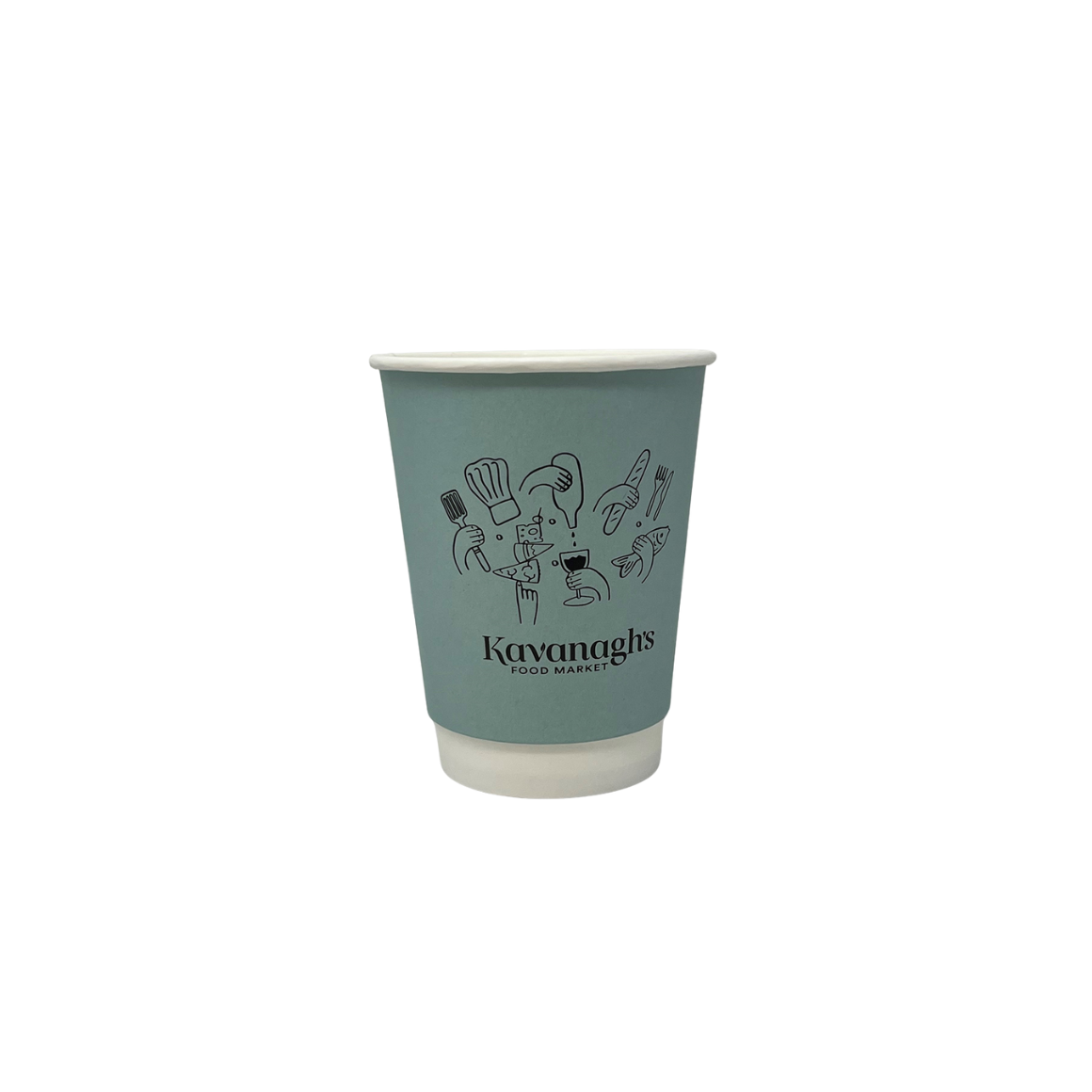 KAVANAGHS 12OZ DW PLASTIC FREE CUPS X500