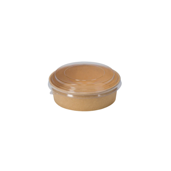 KRAFT ROUND CONTAINER 750ML X300