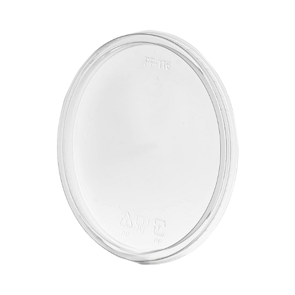 Z(OLD)LITE CLR DELI CTR LIDS 116MM X500