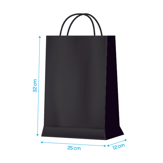 BLACK TWIST CARRIER 25X12X32CM - 400