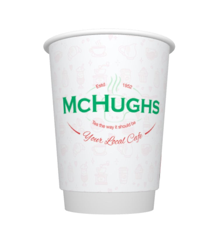 MCHUGH 12OZ DW CUP PE X500 (N)
