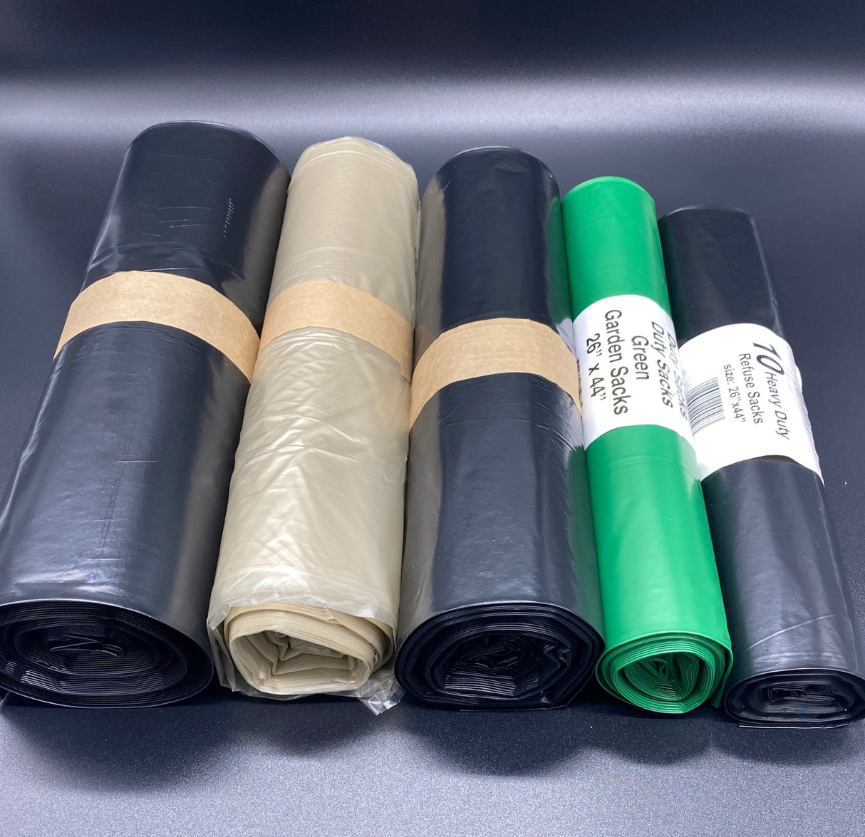 GREEN TINT REFUSE BAG 26X44 45MU X200