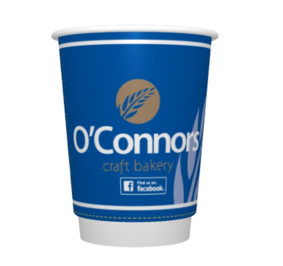 OCONNOR BAKERY 12OZ DW P2P GLS CUP - 500