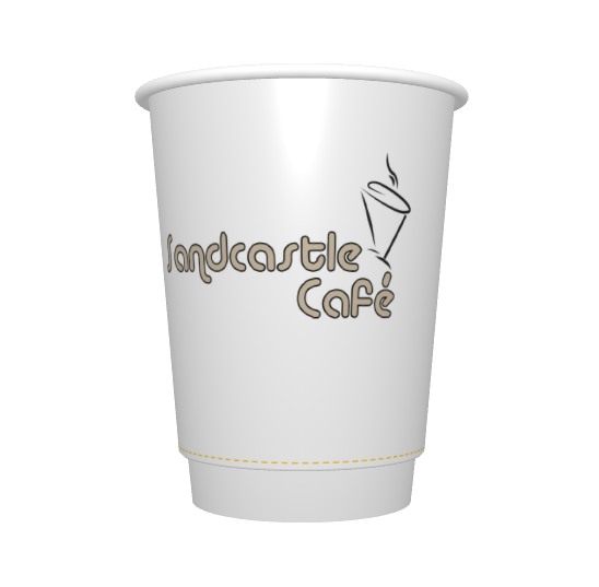 SANDCASTLE 12OZ DW P2P GLS CUP - 500(N)