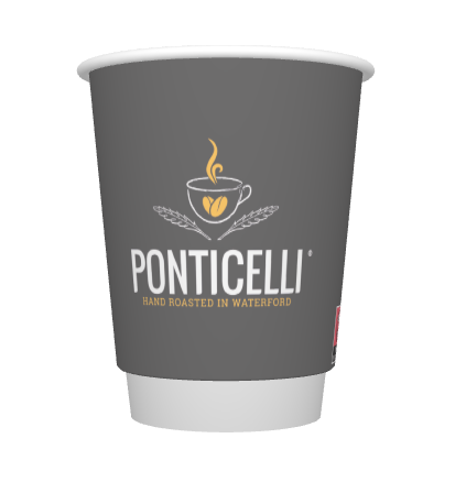 PONTICELLI 8OZ DW PE CUP -MATT - 500(N)