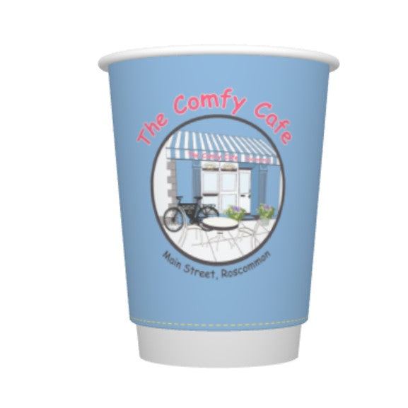 COMFY COFFEE CAFE 12OZ DW P2P CUP - 500