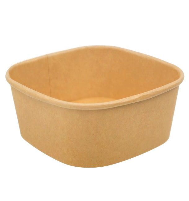 SQUARE KRAFT BOWL 350-400ML X300(Z)