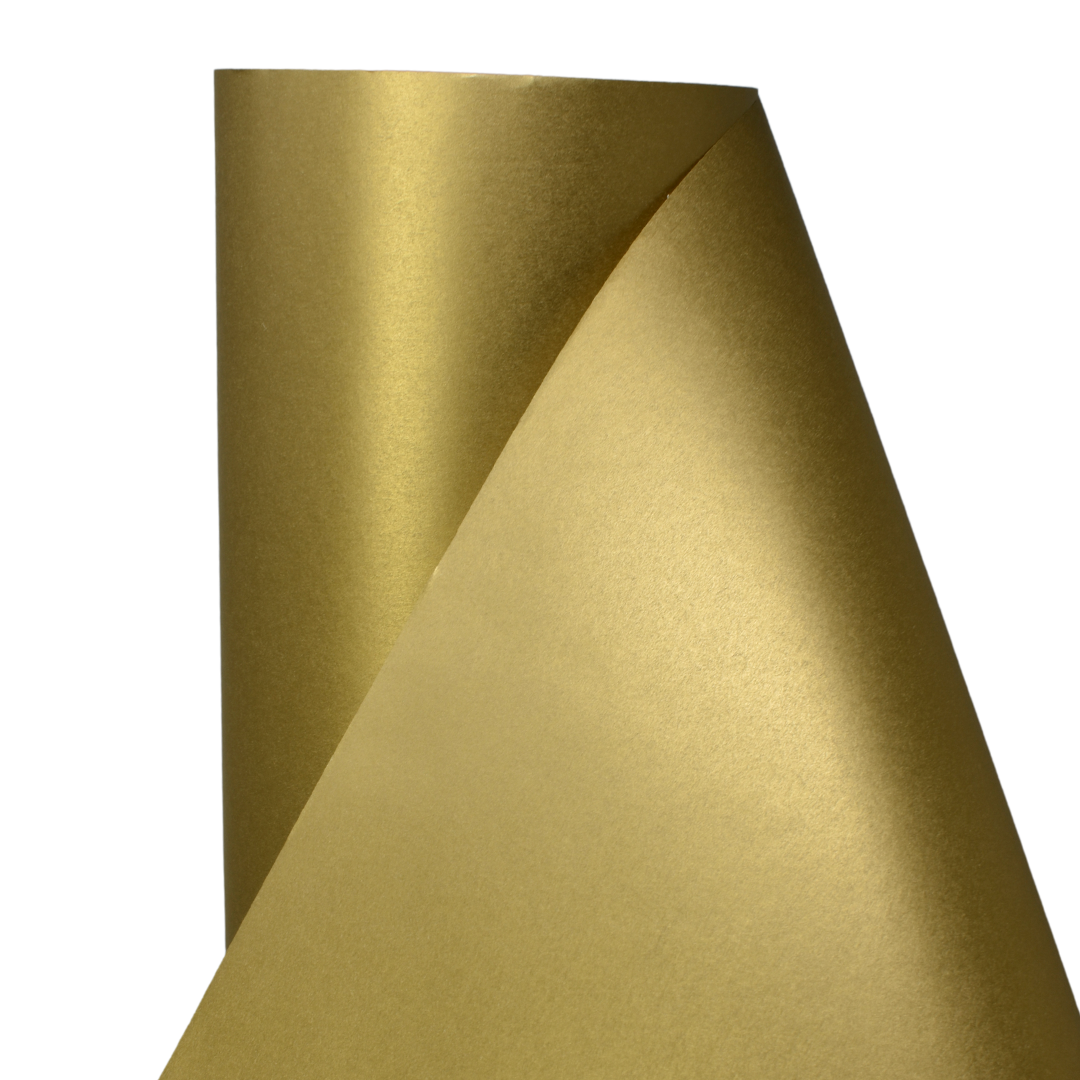 GIFTWRAP ECO GOLD 50X100 (3801/02) X1(Z)