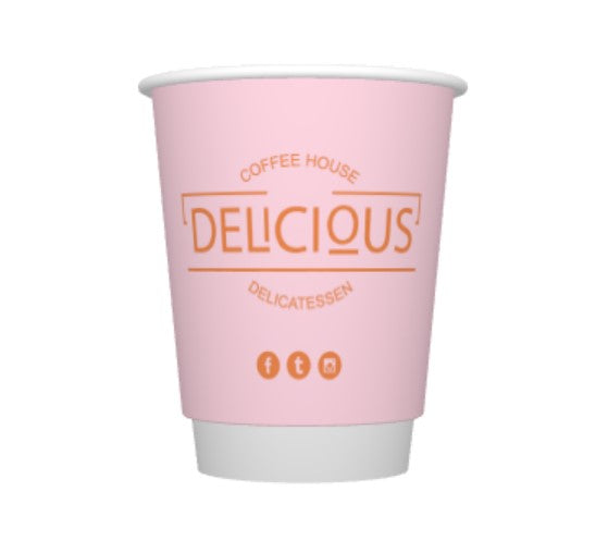 DELICIOUS 8OZ DW P2P CUP - 500