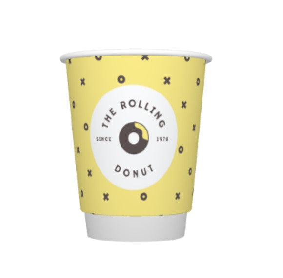 THE ROLLING DONUT 8OZ DW P2P GLS CUP-500