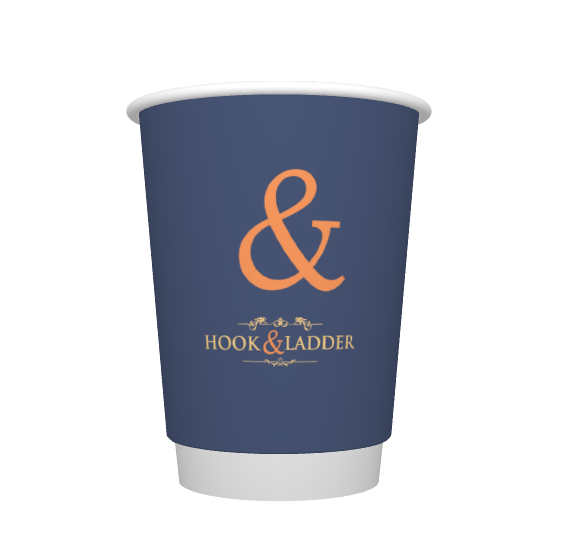 HOOK & LADDER 8OZ DW P2P MATT CUP - 500