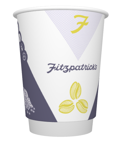 FITZPATRICKS 12OZ DW PE CUP - 500