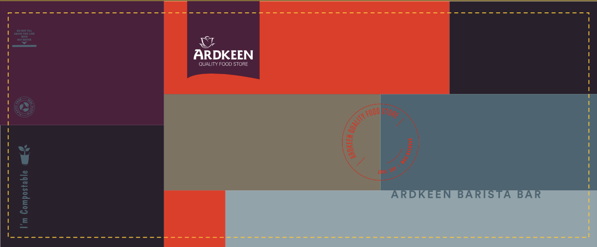 ARDKEEN 12OZ DW P2P CUP - 500(N)