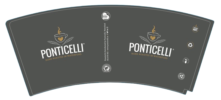 PONTICELLI 12OZ MATT P2P CUP X500