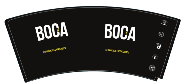 BOCA CAFE 12OZ DW P2P MATT CUPS X500