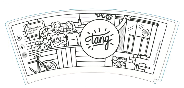 TANG 12OZ CUP - MATT - CUMBERLAND X500