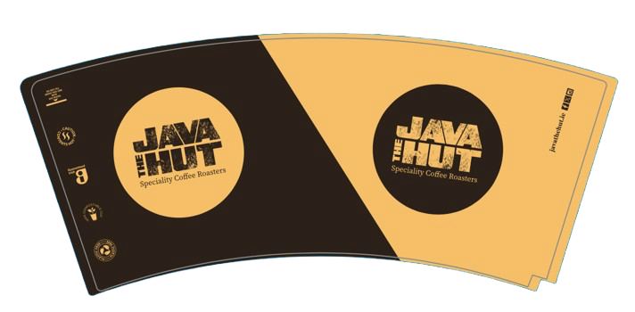 JAVA THE HUT 12OZ MATT COMPOST CUP X500