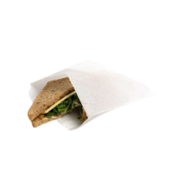 WHITE GP PAPER BAG 6X6 IN X1000