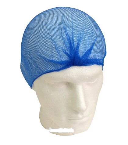 HAIRNETS METAL DET BLUE X100