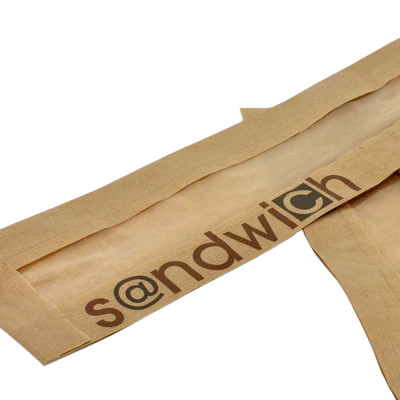 KRAFT WINDOW BAG 10X5X35CM X1000